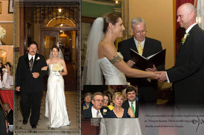 Wedding Ceremony at the Castle Green